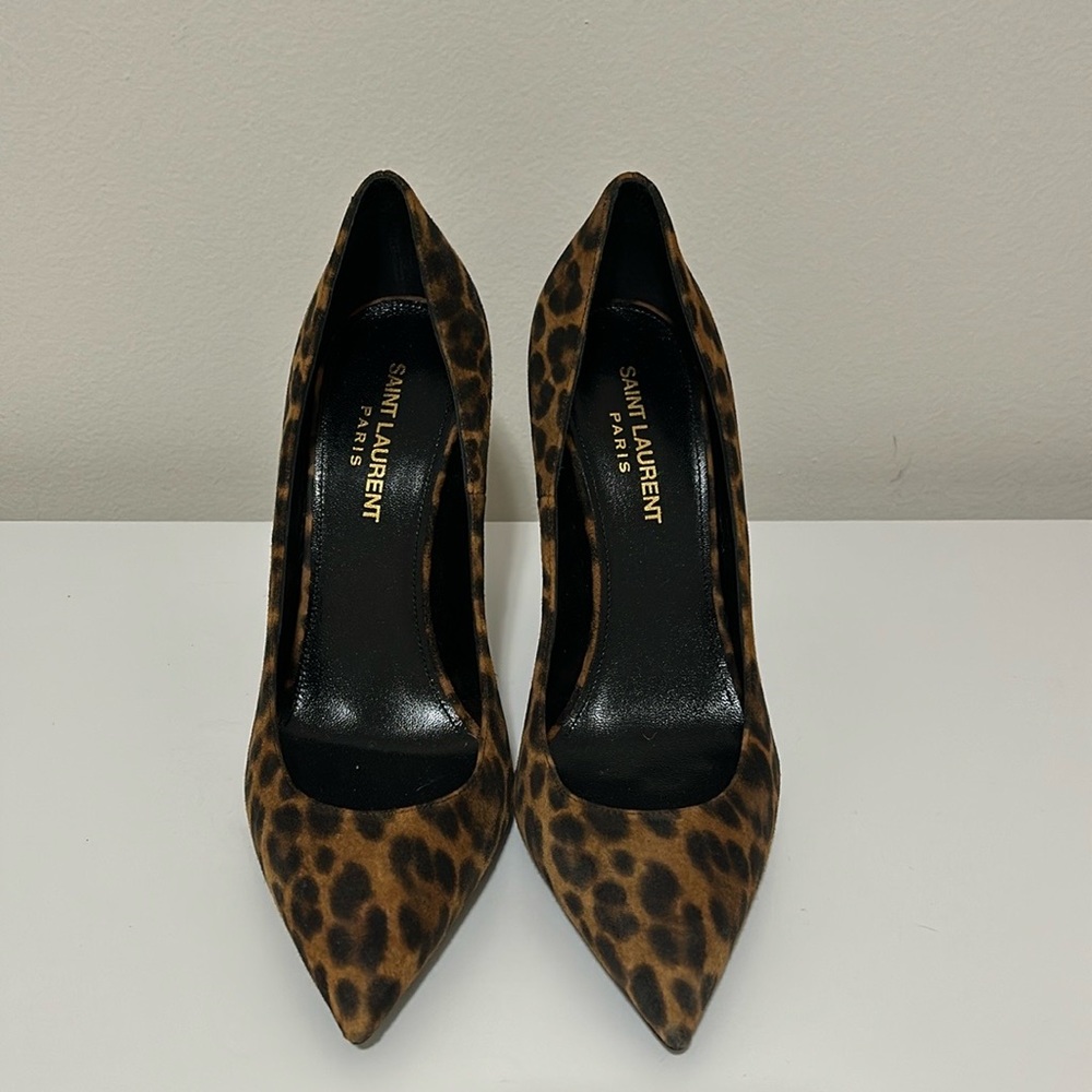 SAINT LAURENT leopard print heels! BRAND NEW! Never worn size 37
